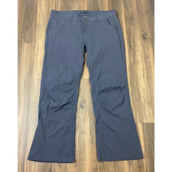 Women Prana Halle Straight Roll-Up athletic performance hiking pants, 16 - Picture 1 of 6